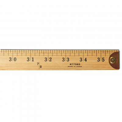 Ruler - Wood - Yard Stick w/Metal Ends, 1 Ea_ CHL77565