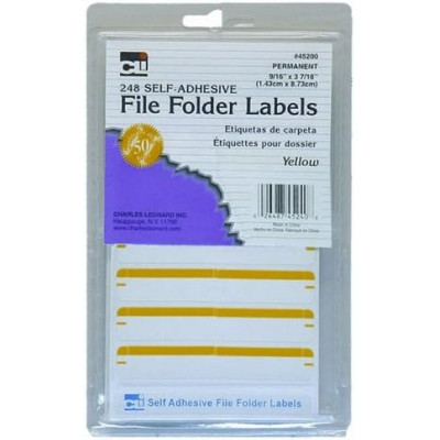 Labels - File Folder - Permanent, 9/16