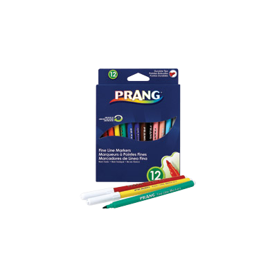 Prang Fine Line Markers - set of 12