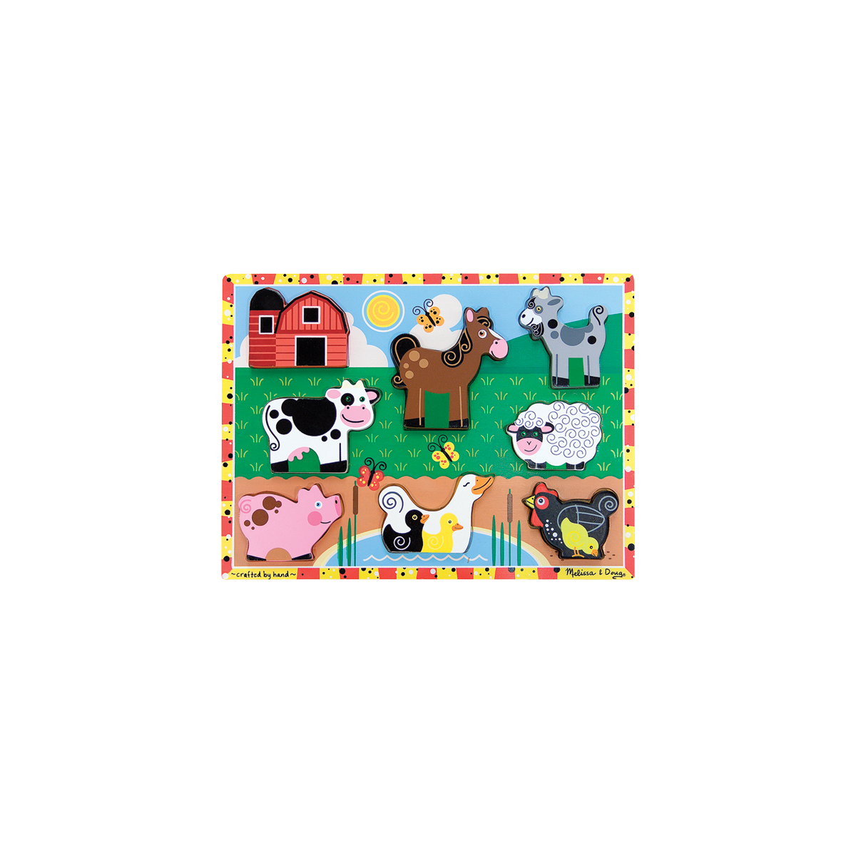 Melissa & Doug Farm Animals Chunky Puzzle L1063-00