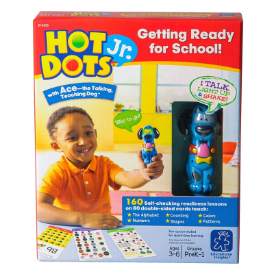Educational Insights Hot Dots Jr. Beginning Phonics Card Set 6 12