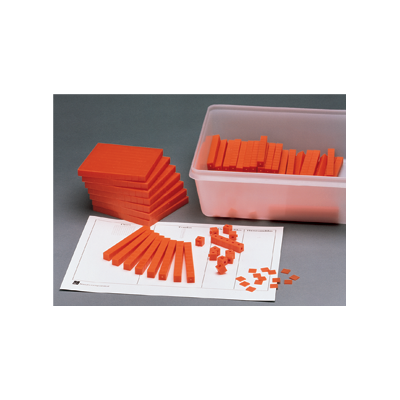 Base Ten - Plastic, Unit Cubes, Pack of 100