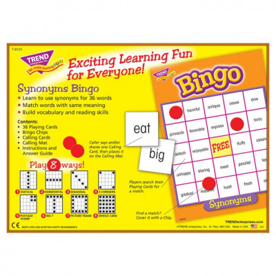  Trend Enterprises: Synonyms Bingo Game, Exciting Way