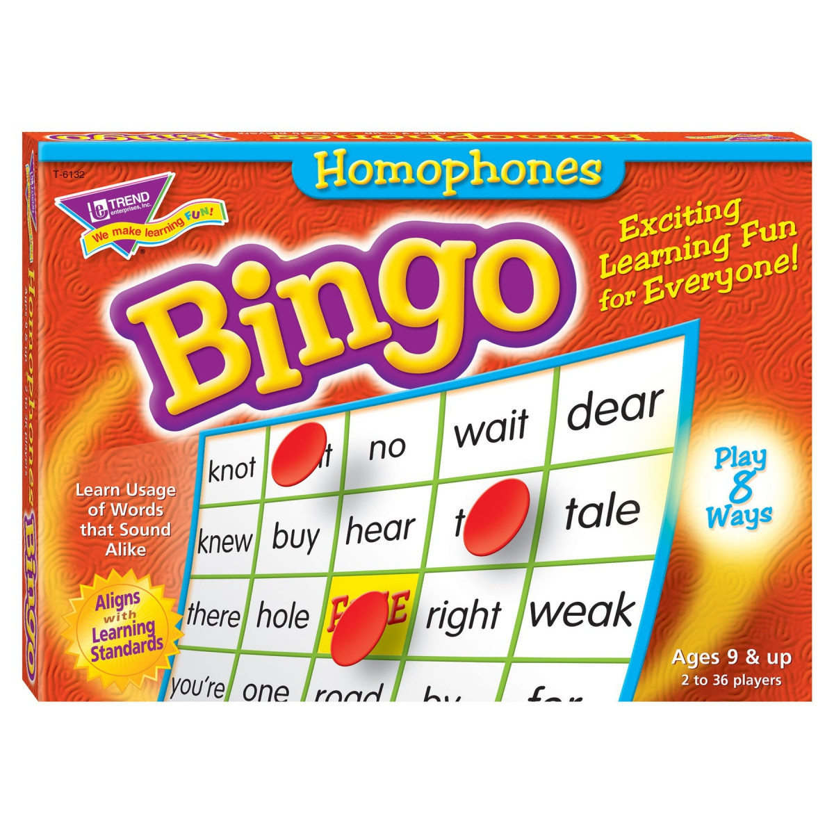 Homophones Bingo Game T 6132