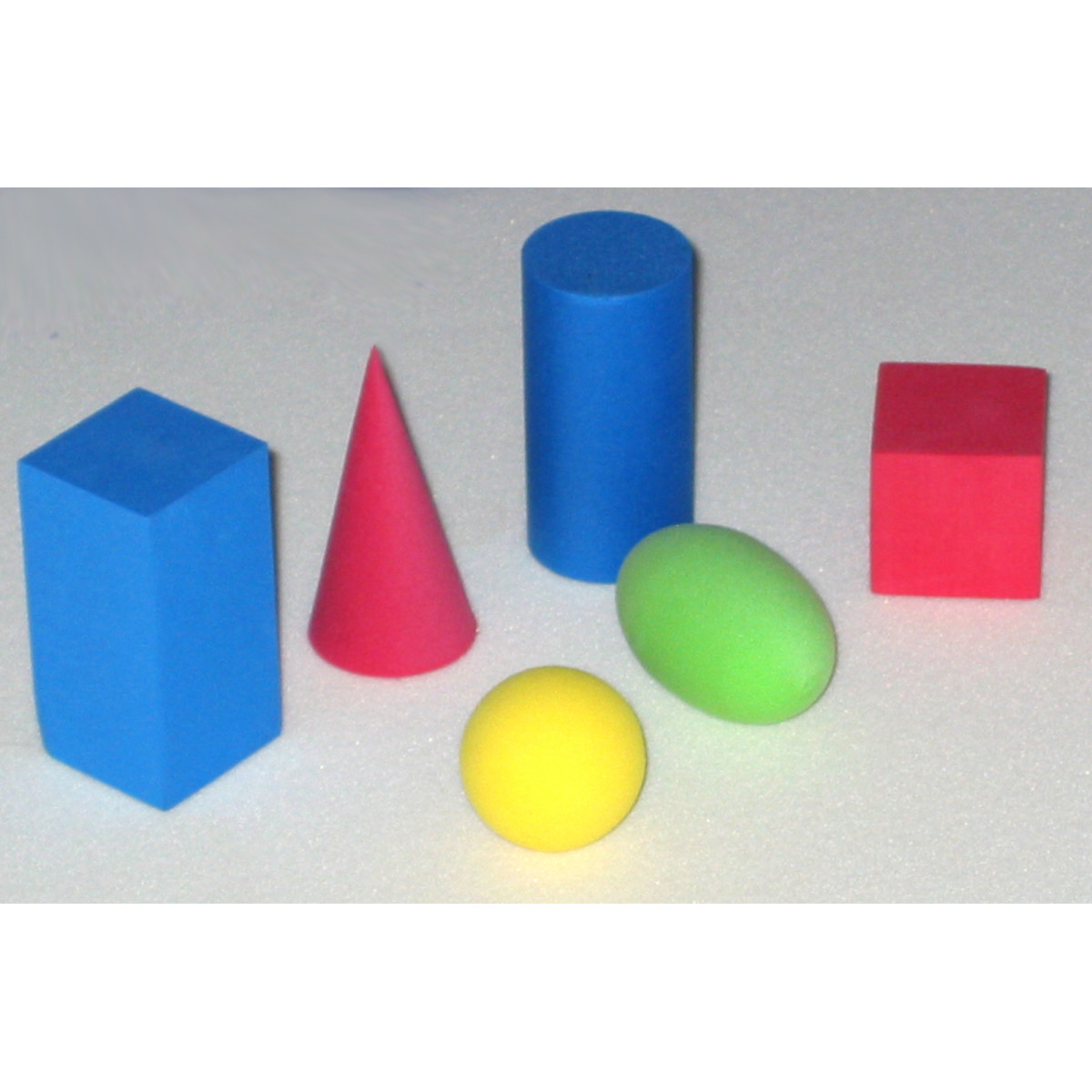 Foam Geometric Solids, Set of 12