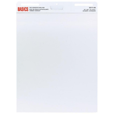 Post-it 559 25x30 inch Self-Stick Easel Pad, White - 30 Sheet for