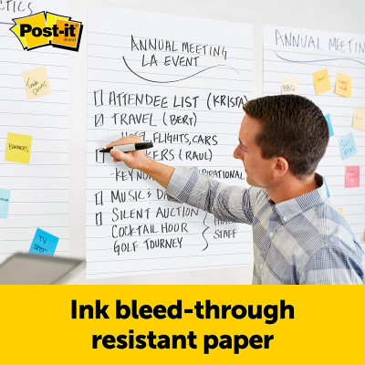 Post-it Super Sticky Self Stick Table Top Pad 20 X 23 20 Sheets